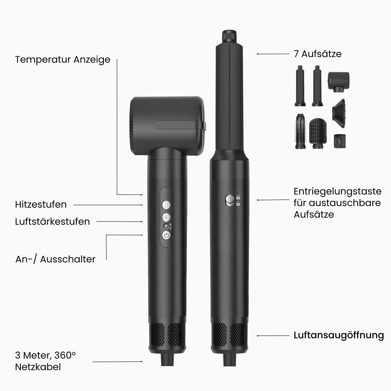 7in1 Haarstyler & -trockner